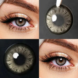 Colored Contact Lenses Lalens Twinkle Romona Green Gray Honey Color Contacts Eye Lens Eyes Half Year 2Pcs