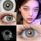 1 Pair Color Contact Lenses for Eyes Natural Brown Lenses Beauty Fashion lense Blue Contact Lenses Green Eye Contact