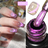 7ml Moonlight Magnetic Gel Nail Polish - Galaxy Effect,Soak-Off UV LED Glitter Gel for Shiny and Elegant Manicure