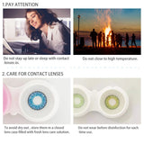 Cosplay Colored Contact Lenses Crazy White Lenses Red Anime Contacts Halloween Beauty Makeup Lens Black Eyes Contacts