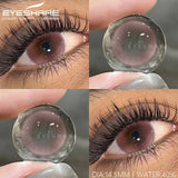 1 Pair Natural Blue Lenses Yearly Use Contact Lens Beauty Color Contact Lenses For Eyes Brown Contacts Gray Pupils Lens