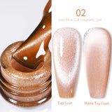 Auroras Cat Magnetic Gel Nail Polish Reflective Sparkling Glitter Semi Permanent Nail Art Soak Off LED UV Gel Varnis