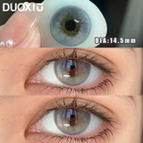 Contact Lenses 2Pcs Blue Green Contact Lenses Color Permanent Makeup Machine Changing Pupil and Eyes Color Fashion Lenses