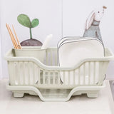 Home Countertop Dinnerware Chopsticks Spoons Organizer Drain Board Dish Drying Rack Storage Rack Utensils Drainer Rack