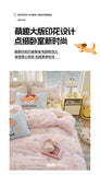 Washed Cotton Pink Duvet Cover Girl Room Decor Breathable Comforter Cover with 2 Pillowcases Bed Linens Bedding Set Home Textile
