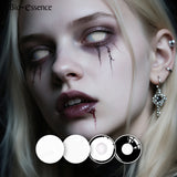 1 Pair Black Cos Contact Lenses for Eyes Cosplay Lenses Anime Lenses Anime Accessories Lenses Black Lenses Red Lens