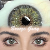 1 Pair Breeze & Chagall Series Colored Contact Lenses Natural Brown Pupils Eyes Contact lenses Gray Soft Contacts 14.20mm