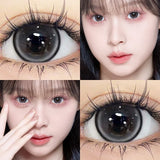 Blue Contact Lenses 1 Pair Daily Wear Prescription Myopia Lenses For Big Eyes Kawaii Anime Eye Effect Natural Lenses