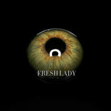 Glow Brown Contact Lenses Olive Hazel Mixed Eyes Effect Deep Eyes Bright Look Soft Yearly Circle Lenses