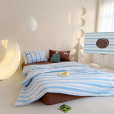 2025 new dopamine washed cloud cotton big eye series summer quilt four-piece three-piece set single piece summer quilt cool