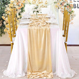 Christmas Velvet Table Runner 50x300cm Polyester Soft Luxurious Table Cover for Wedding Party Holiday Banquet Home Table