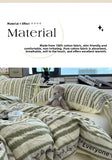 Fre Small Floral 8m Cotton Bedding Set Quilt Cover Pure Cotton Bed Canopy Four Piece Bedding Set Double Layered Weave