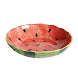 6.3 Inch Round Plate Hand-painted Watermelon Stone Lace Fruit Plate Japanese Sushi Plate Small Dish Snack Decorative Small Dish