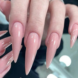 15ml glass bottle, nude pink clear nude nail polish, new trendy pink gel nail polish.