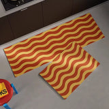 Kitchen Carpet Waterproof Oil-proof PVC Leather Washable Floor Mats Long Strip Runner Kitchen Rug Home Decoration Tappeto Cucina