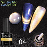 7.5ML Amber Moonlight Cat Magnetic Gel Nail Polish WaterLight Cat Eye Gel Soak Off Semi-Permanent Nail Art Varnish For Manicure
