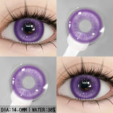 1 Pair Purple Lenses for Eyes Color Contacts Lens Anime Pink Lenses Blue Pupils for Eyes Y2K Lenses for Natural Eyes