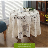 Super Elegant table covers Nordic pastoral lace tablecloth crochet square tablecloths Dining napkins christmas table cloth sale