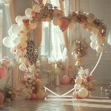 Ikeehome  Heart Shape Metal Wedding Balloon Arch Backdrop Stand Frame Party Decoration Flowers Background Stand