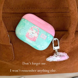 2024 New Korea Popular Cartoon Cute Funny Pink Dog Cover TPU Case For Airpods Pro 2 Airpods 1 2 3 Pro 3nd Wireless Earphone Case