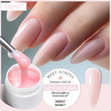 20ml Nude Pink Nail Extension Gel – UV/LED Soak-Off Builder Gel for Professional French Manicure