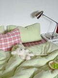 Fre Color Colion Pure Cotton Pleated Four-Piece Set Bedding Quilt Cover Pillowcase Bed eet id Pattern Chinese Sle