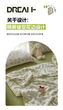 Printed Floral Summer Quilt Four Piece Set Soft Bedroom Decor Bedding Set Summer Quilt Bed Sheet With Pillowcases Home Textiles