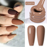 10ml Glitter Sequins Gel Nail Polish Shining Soak Off UV Semi-permanent Varnish Base Top Coat Hard Gel Design