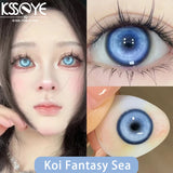 2 Pcs Hot Sale Colored Contact Lens Nature Brown with Myopia Degree Grade 0.00- 8.00 Soft Lens Fast Shipping