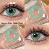 1 Pair  Contact Lenses for Eyes Color Eye Contacts Brown Gray Lens Beautiful Pupils for Makeup Yearly Use