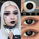 1 Pair Cosplay Contact Lenses for Eyes Anime Crazy Cosplay Contact Lens for Halloween 6 Months Cosmetics Lens