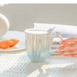 Ceramic Coffee Mug Tea Cup Home Drinking Utensils Pearl Appearance Milk Living Room Decoration Household Items