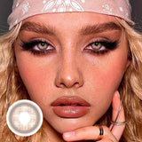 Colored Pupils 1Pair Contact Lenses for Eyes Brown Eye Lenses Green Contact Lenses Fashion Gray Makeup Lenses 1Year