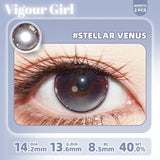 2pcs Half-Yearly Colored Contacts Big Diameter High Moisture Soft Lenses for Women Cosplay Halloween