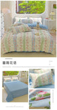 100% Cotton Skin-friendly Four Piece Set Soft Duvet Cover Set Single Couple Flower Printed Comforter Bedding Set for Adults Kids