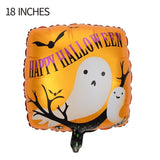 Halloween Decoration Balloon Pumpkin Ghost Spider Foil Balloons Toys Bat Globos Halloween Party Supplies