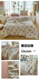 Printed Floral Summer Quilt Four Piece Set Suitable for Bedroom Bedding Set Summer Quilt Bed Sheet With Pillowcases Home Textile