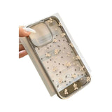 Cute Flowers Clear Case for Iphone 16 15 14 13 12 Pro Max Soft Floral Transparent Back Cover