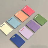 Mini Dopamine Notebook Weekly Memo Pad Non Sticky To Do List Mini Portable Notebook Cute Planner 50pcs Office School Accessories