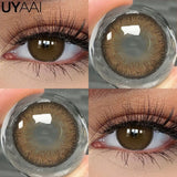 Contact Lenses Beauty Colored Pupils Green Eye Lenses Natural Look Eye Contacts Gray Fashion Soft Lenses Beauty Color Lens