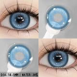 1 Pair Purple Lenses for Eyes Color Contacts Lens Anime Pink Lenses Blue Pupils for Eyes Y2K Lenses for Natural Eyes