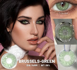 1 Pair Colored Contact Lenses for Eyes Brown Contacts Lenses Fashion Blue Lenses Yearly Gray Pupils Lens Beauty Makeup