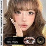 1 Pair Color Contact Lenses for Eyes fashion Color Eye Lens Brown Eye Lenses  Gray Pupils Lens Yearly soft lenses