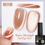 7.5ML Amber Moonlight Cat Magnetic Gel Nail Polish WaterLight Cat Eye Gel Soak Off Semi-Permanent Nail Art Varnish For Manicure