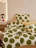 Ultra-Soft Warm Milk Velvet Bedding Set Cartoon Winter Faionable Tee-Piece Bedding Set Fine Texture Durable Active Printing