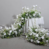 200CM Artificial Forest Green Plants Bell Orchids Arranged Wedding Long Tables Conference Tables Arranged Flower Arch Decoration
