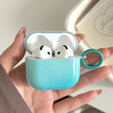 Simple Style Sky Blue Gradient Earphone Case  For Apple AirPods Pro 2 Soft Protection Cover For AirPods 1 2 3 4 Headphone Shell