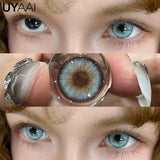 Color Contact Lenses For Eye Brown Lens Green Color Pupils Blue Eyes Contact Makeup Beauty Eye Cosmetics Year