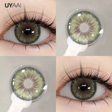 1 Pair Cleopatra Pupils Lens Yearly  For Eyes Blue Green Contact LensNatural Len Colorcon High Quality Lense