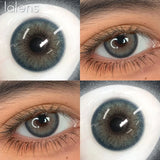 Natural Brown Half Yearly Disposable Colored Contact Lenses Daily Cosmetic Eye Contacts for Dating Makeup